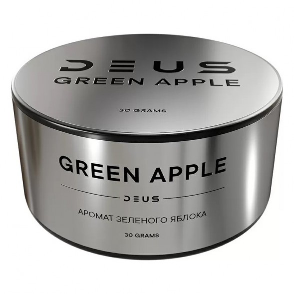 Табак Deus - Green Apple (Зелёное Яблоко, 30 грамм) купить в Тюмени