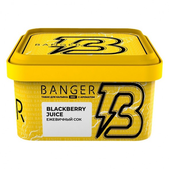 Табак Banger - Blackberry Juice (Ежевичный Сок, 200 грамм) купить в Тюмени
