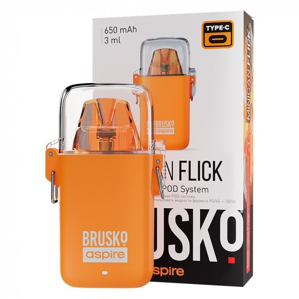 Электронная сигарета Brusko - Minican Flick (Оранжевый) купить в Тюмени