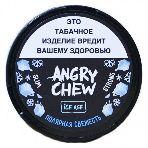 Табак жевательный Angry Chew Slim Strong - Полярная Свежесть (12 грамм) купить в Тюмени