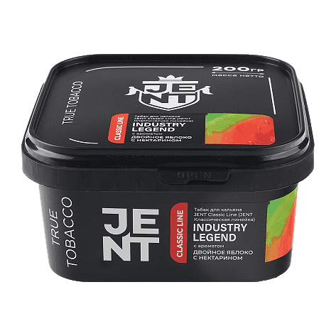 Табак Jent - Industry Legend (Двойное Яблоко с Нектарином, 200 грамм) купить в Тюмени