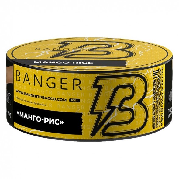 Табак Banger - Mango Rice (Манго-Рис, 100 грамм) купить в Тюмени