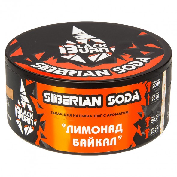 Табак BlackBurn - Siberian Soda (Лимонад Байкал, 100 грамм) купить в Тюмени