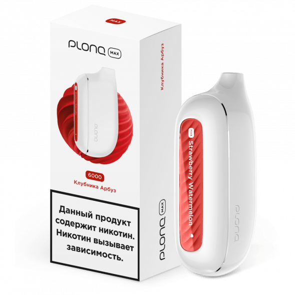 PLONQ MAX - Клубника Арбуз (6000 затяжек) купить в Тюмени