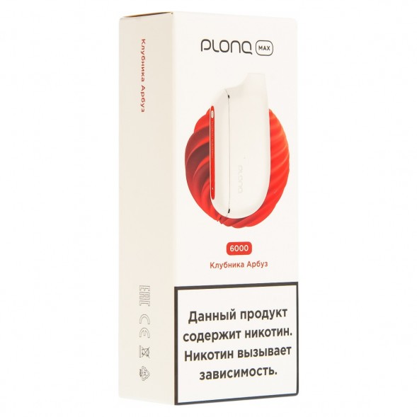 PLONQ MAX - Клубника Арбуз (6000 затяжек) купить в Тюмени