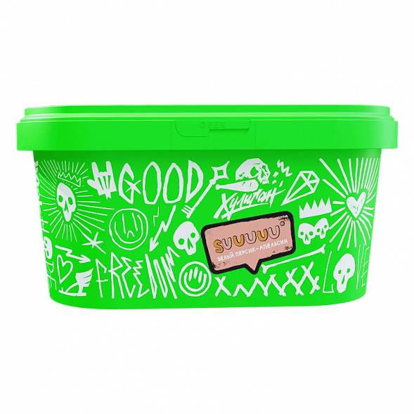 Табак Хулиган - Suuuuu (Белый Персик и Апельсин, 200 грамм) купить в Тюмени