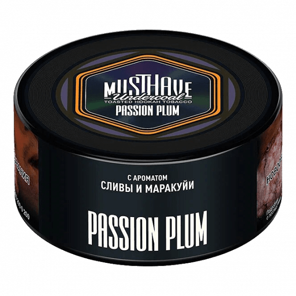Табак Must Have - Passion Plum (Слива и Маракуйя, 125 грамм) купить в Тюмени