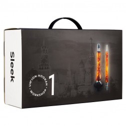 Кальян UNION - Sleek Акрил (Голубой, Без Колбы)