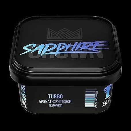 Табак Sapphire Crown - Turbo (Фруктовая Жвачка, 200 грамм) купить в Тюмени