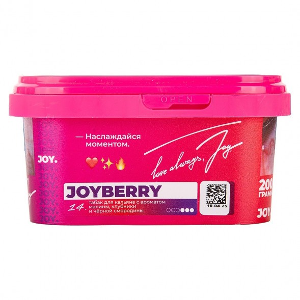 Табак Joy - Joyberry (Малина, Клубника и Чёрная Смородина, 200 грамм) купить в Тюмени