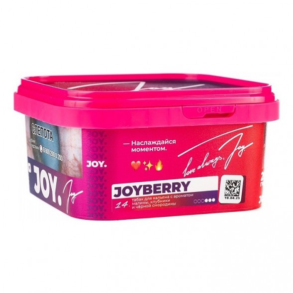 Табак Joy - Joyberry (Малина, Клубника и Чёрная Смородина, 200 грамм) купить в Тюмени