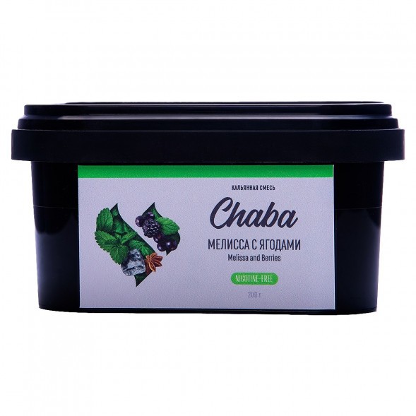 Смесь Chaba - Melissa and Berries (Мелисса с Ягодами, 200 грамм, Без никотина) купить в Тюмени