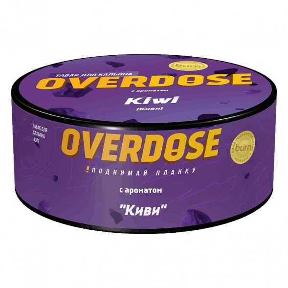 Табак Overdose - Kiwi (Киви, 100 грамм) купить в Тюмени