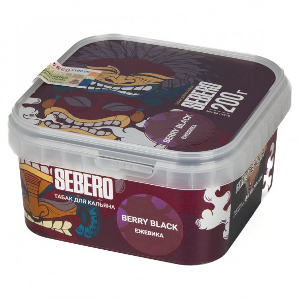 Табак Sebero - Berry Black (Ежевика, 200 грамм) купить в Тюмени