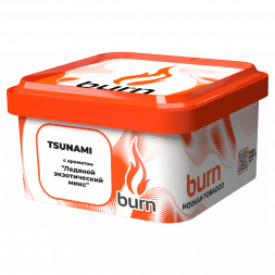 Табак Burn - Tsunami (Тропические Фрукты со Льдом, 200 грамм)