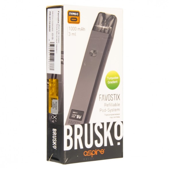 Электронная сигарета Brusko - Favostix (Бирюзовый Градиент) купить в Тюмени