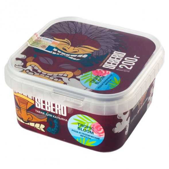 Табак Sebero - Tropic Bloom (Роза и Тропические Фрукты, 200 грамм) купить в Тюмени