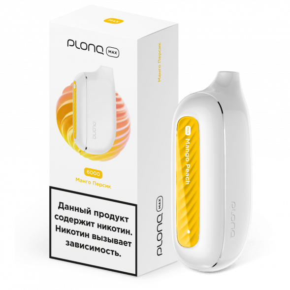 PLONQ MAX - Манго Персик (6000 затяжек) купить в Тюмени