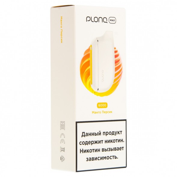 PLONQ MAX - Манго Персик (6000 затяжек) купить в Тюмени