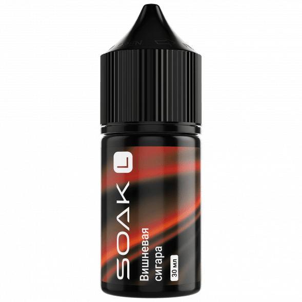 Жидкость SOAK L30 - Cherry Cigar (Вишнёвая Сигара, 30 мл, 2 мг) купить в Тюмени