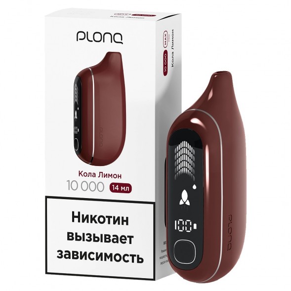 PLONQ MAX PRO - Кола Лимон (10000 затяжек) купить в Тюмени