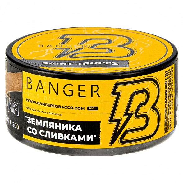Табак Banger - Saint-Tropez (Земляника со Сливками, 100 грамм) купить в Тюмени