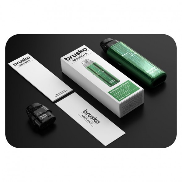 Электронная сигарета Brusko - Minican 6 (Космический Черный - Space Black) купить в Тюмени