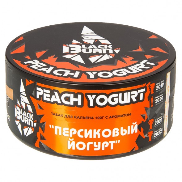 Табак BlackBurn - Peach Yogurt (Персиковый Йогурт, 100 грамм) купить в Тюмени