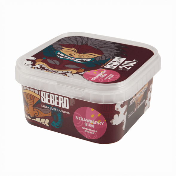 Табак Sebero - Strawberry Gum (Клубничная Жвачка, 200 грамм) купить в Тюмени