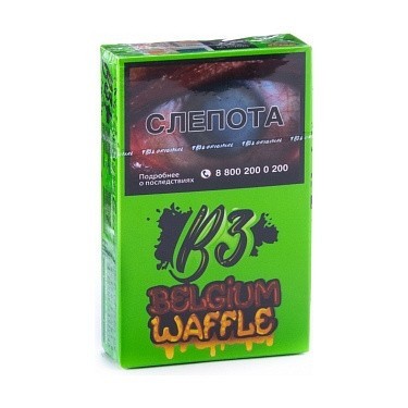 Табак B3 - Belgium Waffle (Бельгийские Вафли, 50 грамм) купить в Тюмени