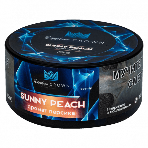 Табак Sapphire Crown - Sunny Peach (Персик, 25 грамм) купить в Тюмени