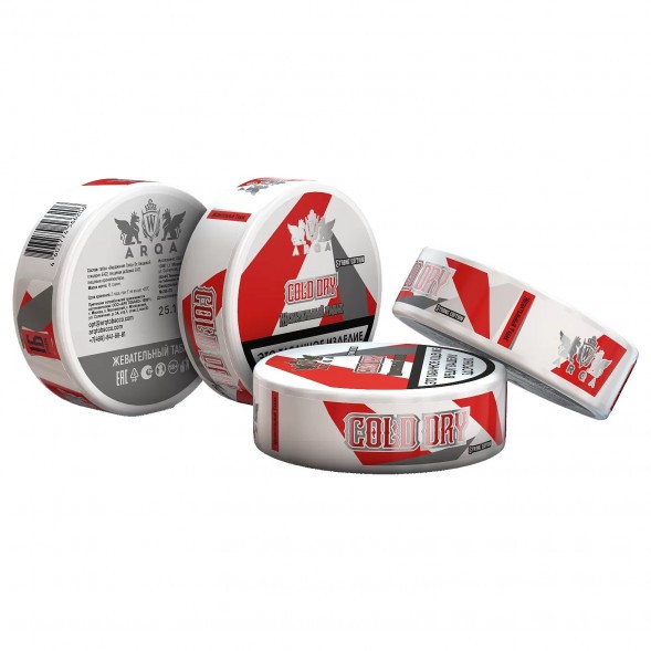 Табак жевательный ARQ Tobacco - Cold Dry (16 грамм) купить в Тюмени