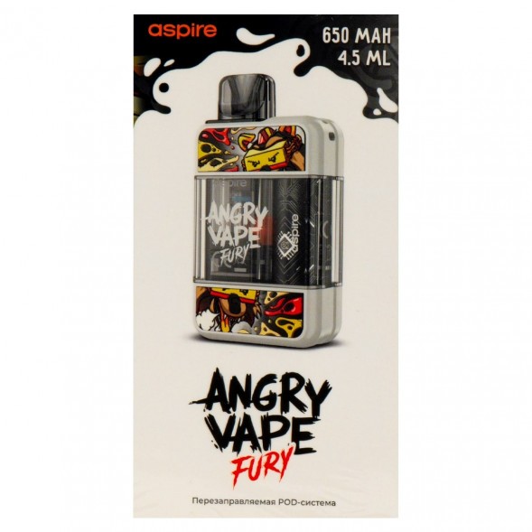 Электронная сигарета Brusko - Angry Vape Fury (650 mAh, Белый) купить в Тюмени