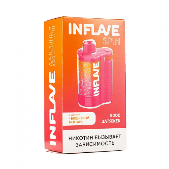 INFLAVE SPIN - Вишнёвый Нектар (8000 затяжек) купить в Тюмени
