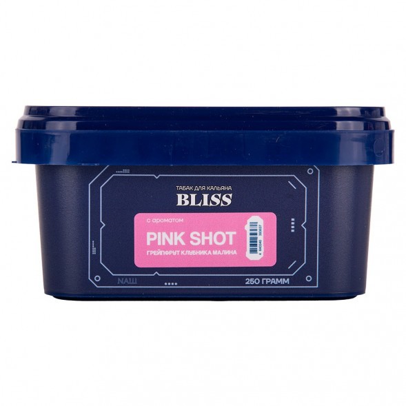 Табак Bliss - Pink Shot (Грейпфрут, Клубника, Малина, 250 грамм) купить в Тюмени