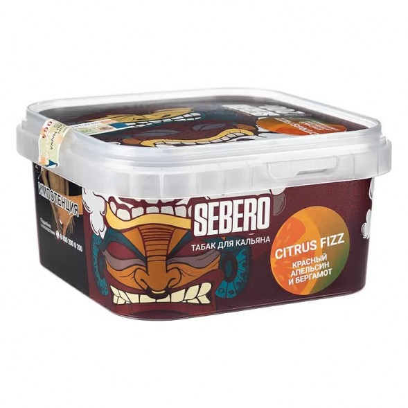 Табак Sebero - Citrus Fizz (Красный Апельсин и Бергамот, 200 грамм) купить в Тюмени