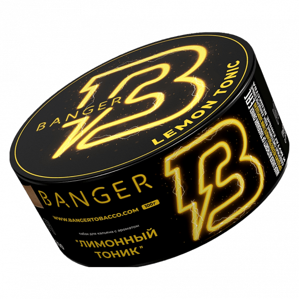 Табак Banger - Lemon Tonik (Лимонный Тоник, 100 грамм) купить в Тюмени