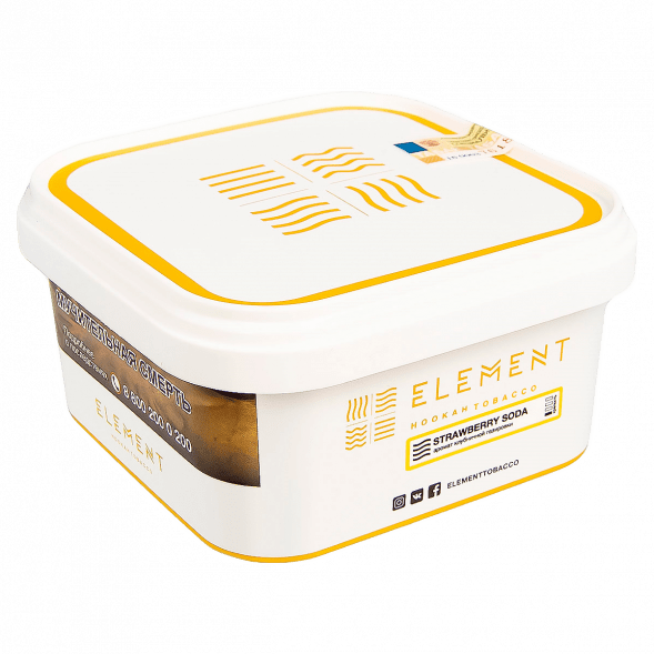 Табак Element Воздух - Strawberry Soda (Клубничная Газировка, 200 грамм) купить в Тюмени