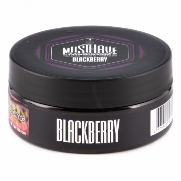 Табак Must Have - Blackberry (Ежевика, 125 грамм) купить в Тюмени
