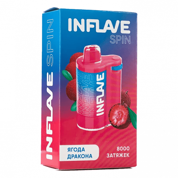 INFLAVE SPIN - Ягода Дракона (8000 затяжек) купить в Тюмени