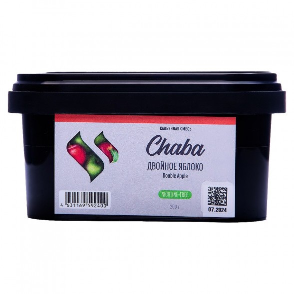 Смесь Chaba - Double Apple (Двойное Яблоко, 200 грамм, Без никотина) купить в Тюмени