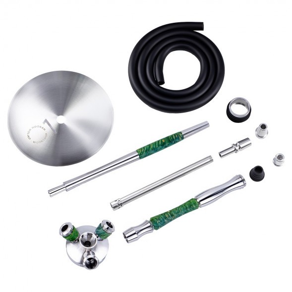 Кальян UNION - Fibonacci Стаб (Зелёный, Без Колбы) купить в Тюмени