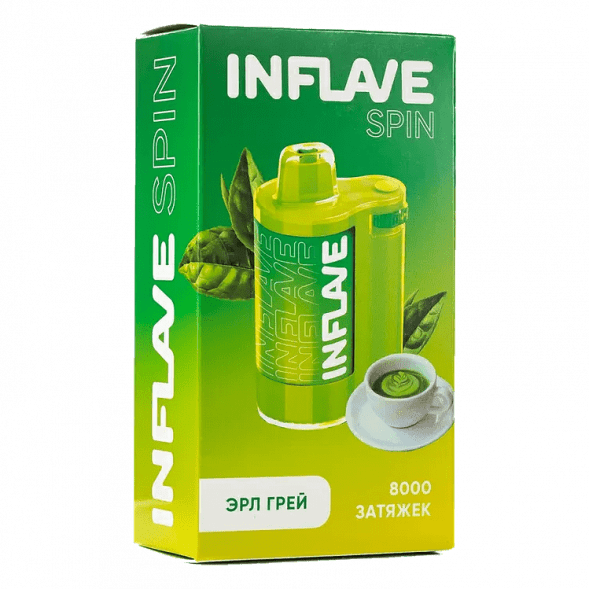 INFLAVE SPIN - Эрл Грей (8000 затяжек) купить в Тюмени