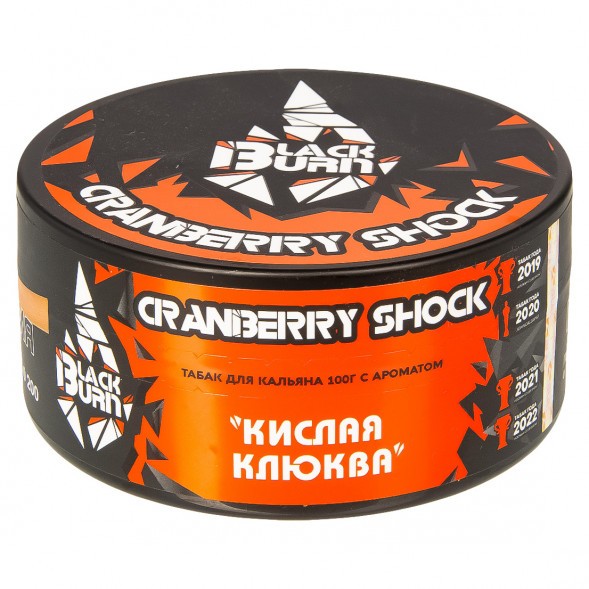 Табак BlackBurn - Cranberry Shock (Кислая Клюква, 100 грамм) купить в Тюмени