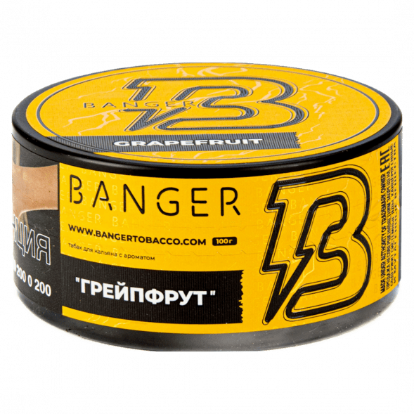 Табак Banger - Grapefruit (Грейпфрут, 100 грамм) купить в Тюмени