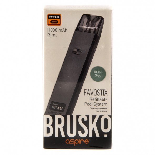 Электронная сигарета Brusko - Favostix (Серый) купить в Тюмени
