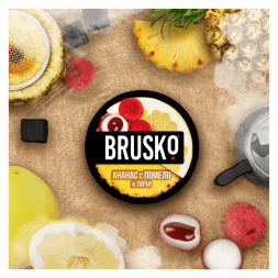 Смесь Brusko Strong - Ананас с Помело и Личи (50 грамм)