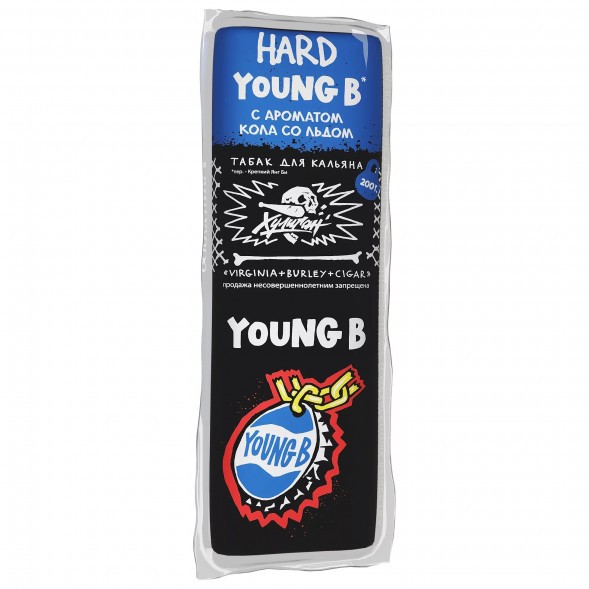Табак Хулиган Hard - Young B (Кола со Льдом, 200 грамм) купить в Тюмени