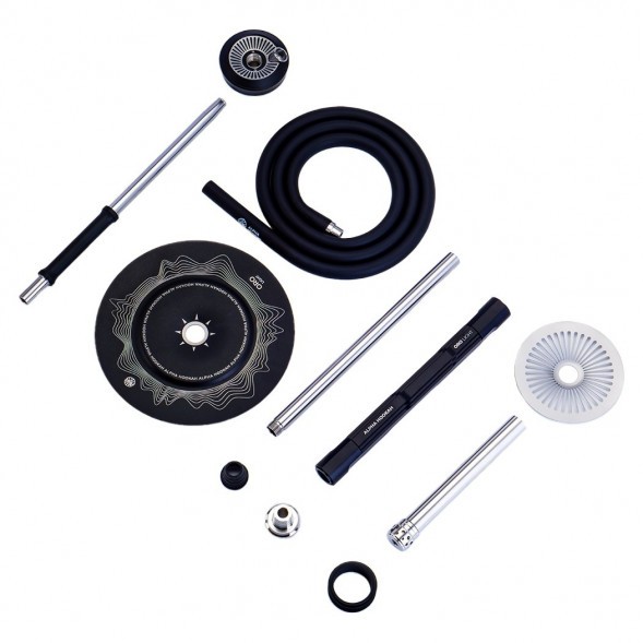 Кальян Alpha Hookah - ORO Light Black (без колбы) купить в Тюмени