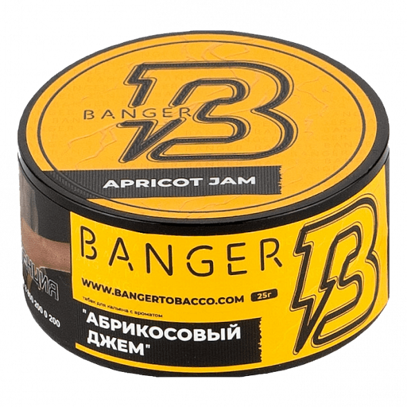 Табак Banger - Apricot Jam (Абрикосовый Джем, 25 грамм) купить в Тюмени